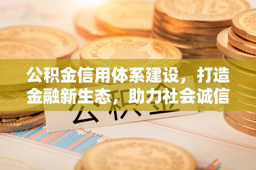 金川公积金信用体系建设，打造金融新生态，助力社会诚信发展