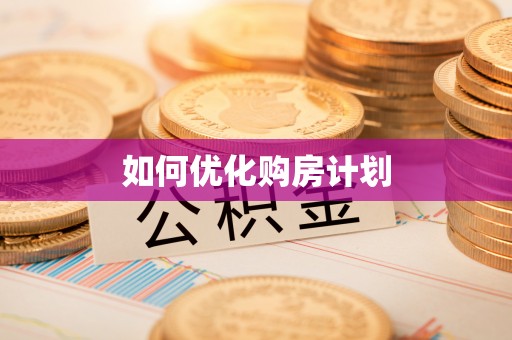 金川如何优化购房计划