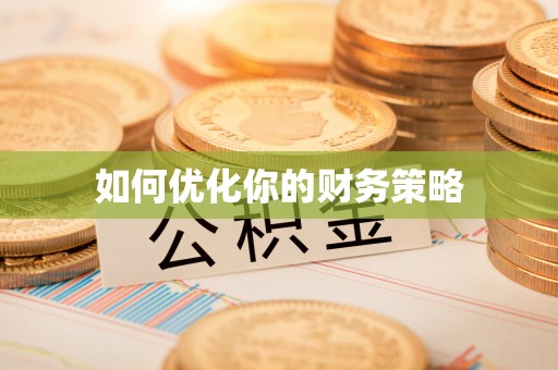 金川如何优化你的财务策略