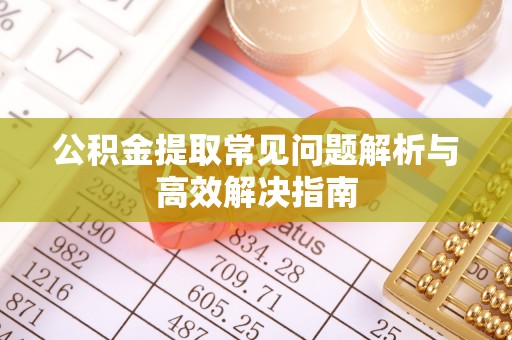 金川公积金提取常见问题解析与高效解决指南
