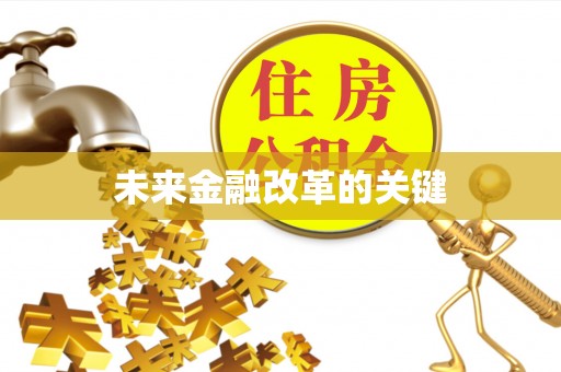金川未来金融改革的关键