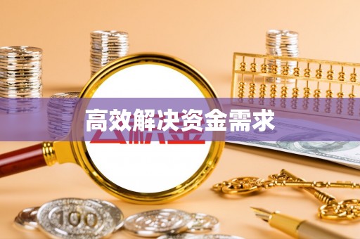 金川高效解决资金需求