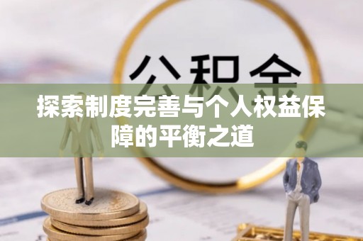 金川探索制度完善与个人权益保障的平衡之道