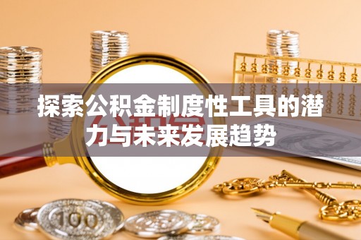 金川探索公积金制度性工具的潜力与未来发展趋势