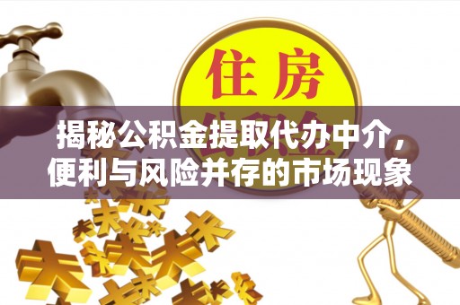 金川揭秘公积金提取代办中介，便利与风险并存的市场现象