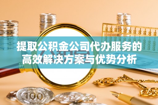 金川提取公积金公司代办服务的高效解决方案与优势分析